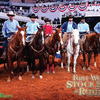 Members of Throckmorton’s RA Brown Ranch Rodeo Team, (l-r): Matt Bellah, Myles Brown, Danna Miller, Jesse
Cassingham, Casey Mitchell, Bradyn Donnell, won the championship, and the trailer in Saturday night’s performance
at the Best of the West Ranch Rodeo, held in conjunction with the FWSSR, in Dickies Arena. Congratulations!
(Photo by Rodeo BUM.com)